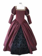 Ladies Medieval Tudor Costume and Headdress Size 14 - 18